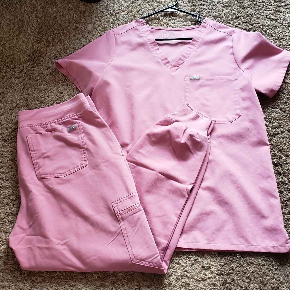 Figs M catarina top/MP zamora pink joggers